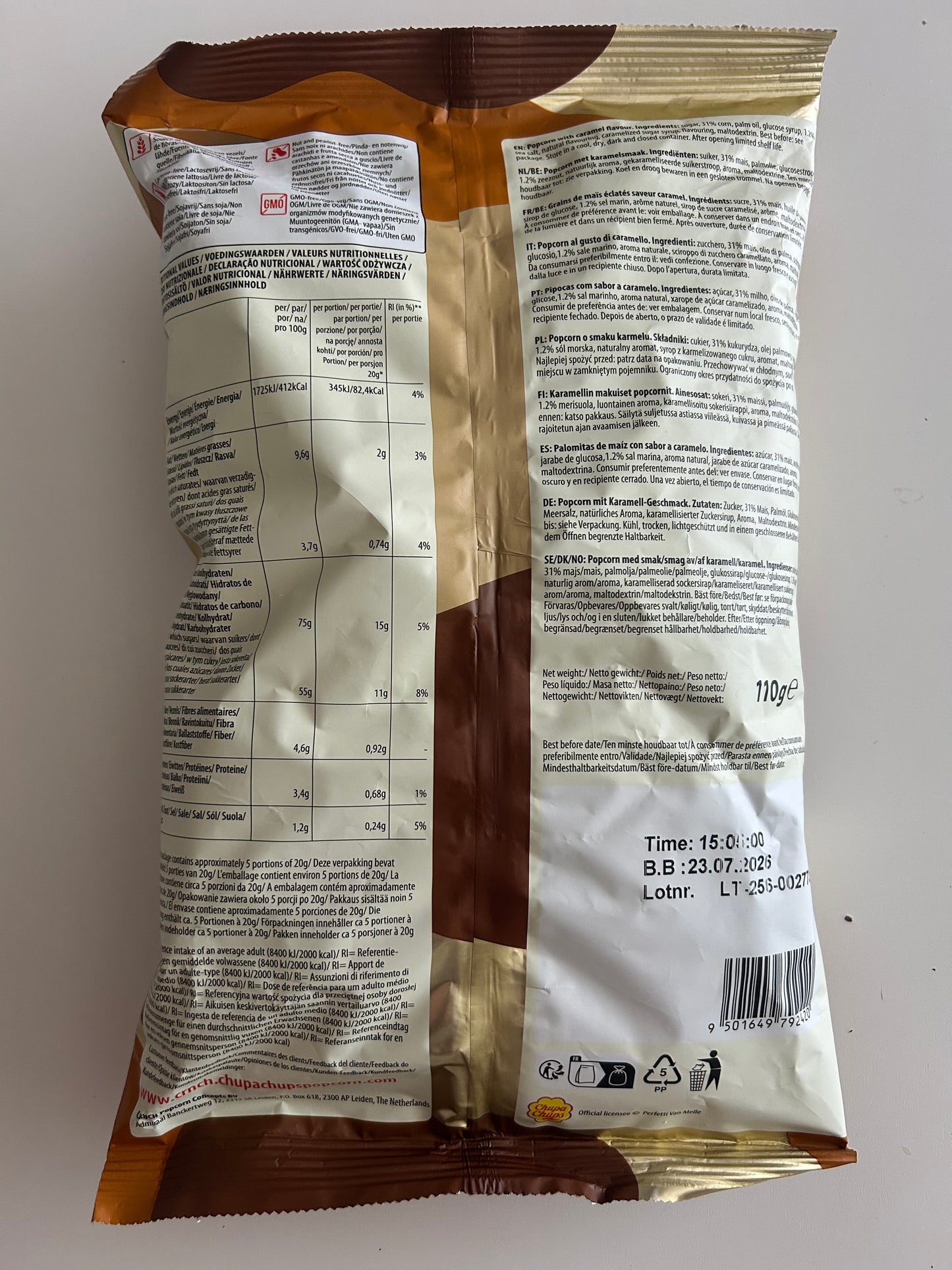 Pop Corn Caramel (110g)