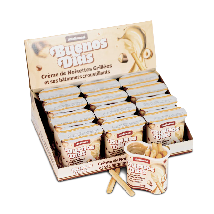 Coniksweet - Buenos Dias - Crème de noisettes grillés et des bâtonnets croustillants (55g)