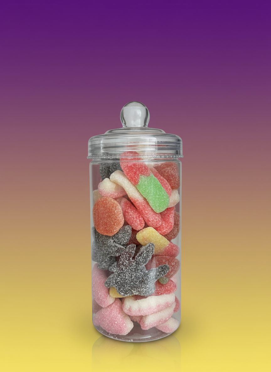 Bonbonnière + 300g de bonbons sucrés