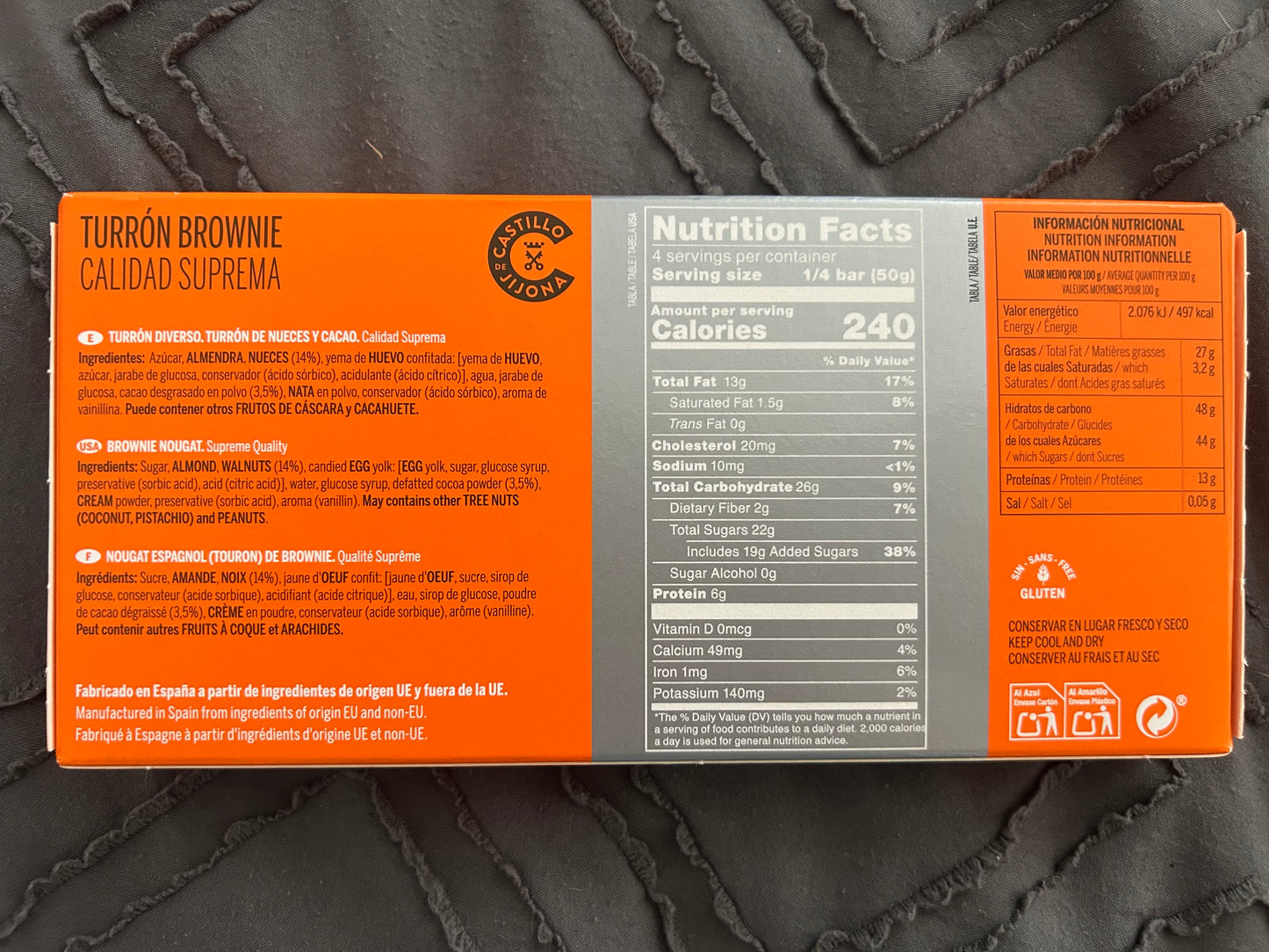 Turrón Brownie - 200g