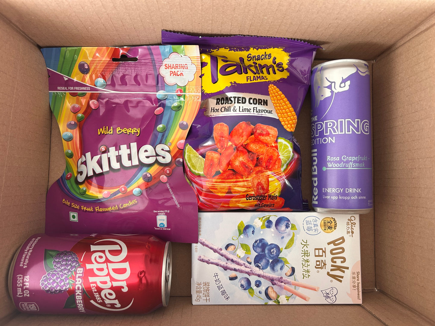 Box couleur violette