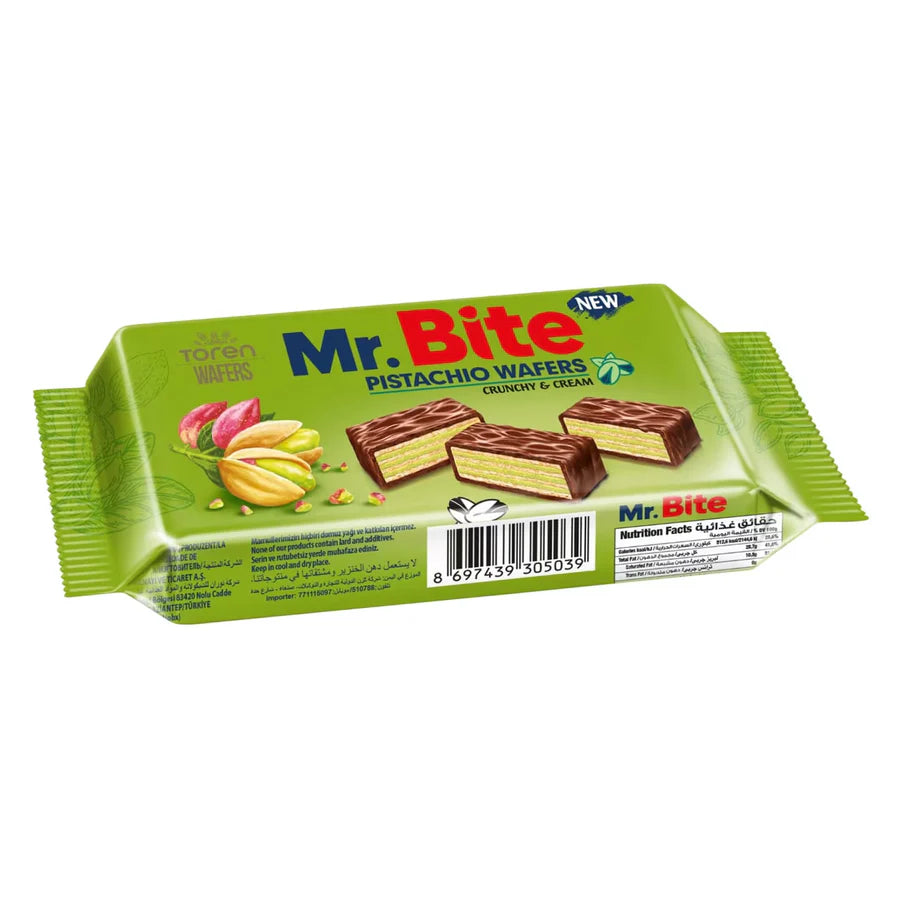 Mr. Bite pistachio wafers (35g)