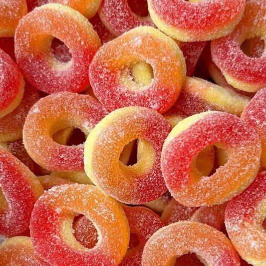 Anneaux Pêches Sucrées – Halal – 100 g