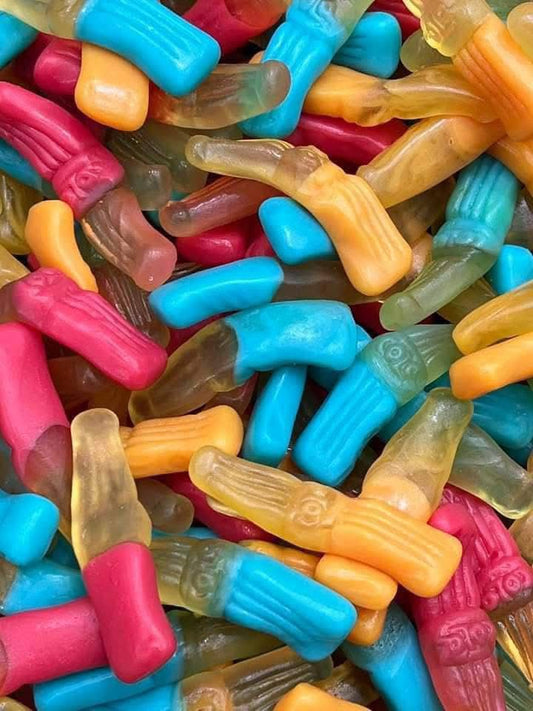 Bouteilles Multicolores Lisses – Halal – 100 g